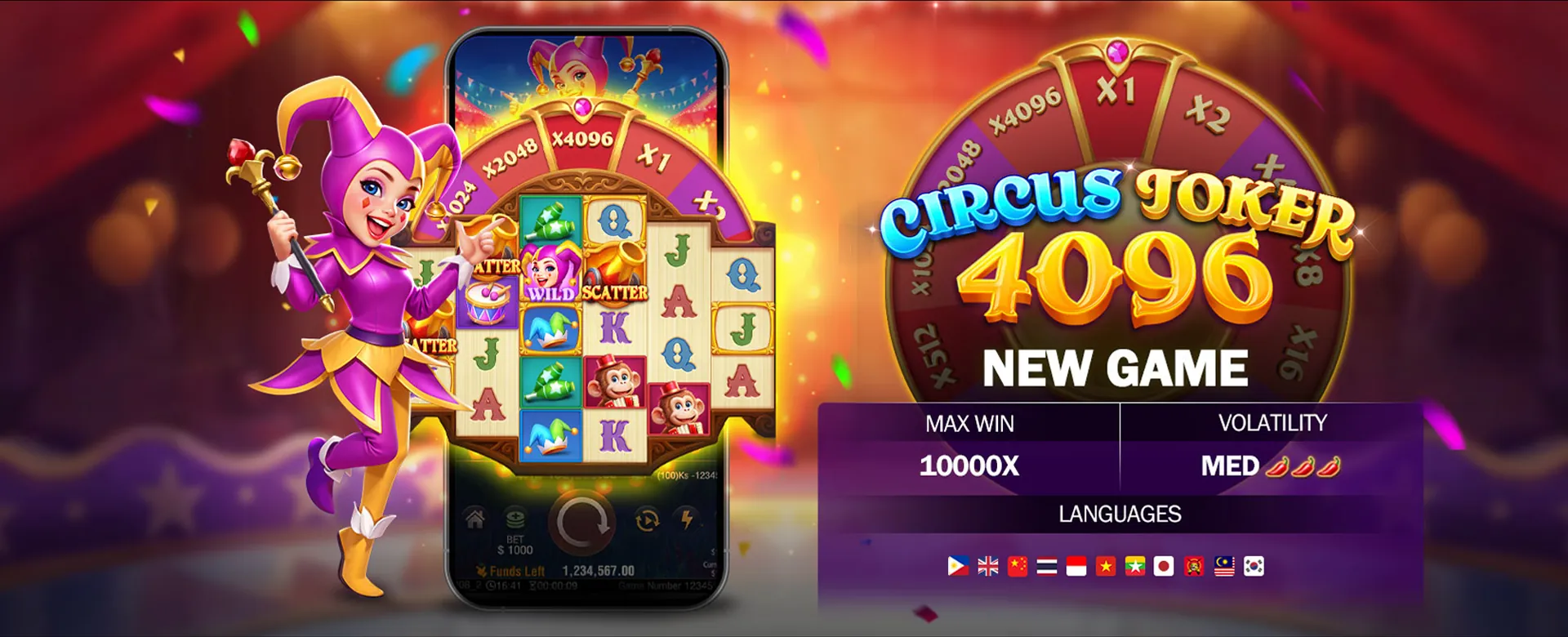 Hero background showing a thrilling game scene, promoting Taya777 App